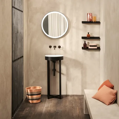 Alape Washstand, WT.RX400.CR, bicolor/black matte, νιπτήρας δαπέδου