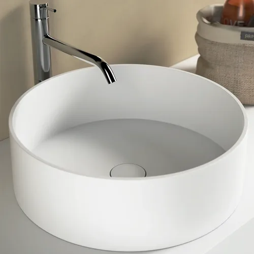 Bowl ∅38cm – Bold Solid νιπτήρας στρογγυλός Vokos τύπου Corian