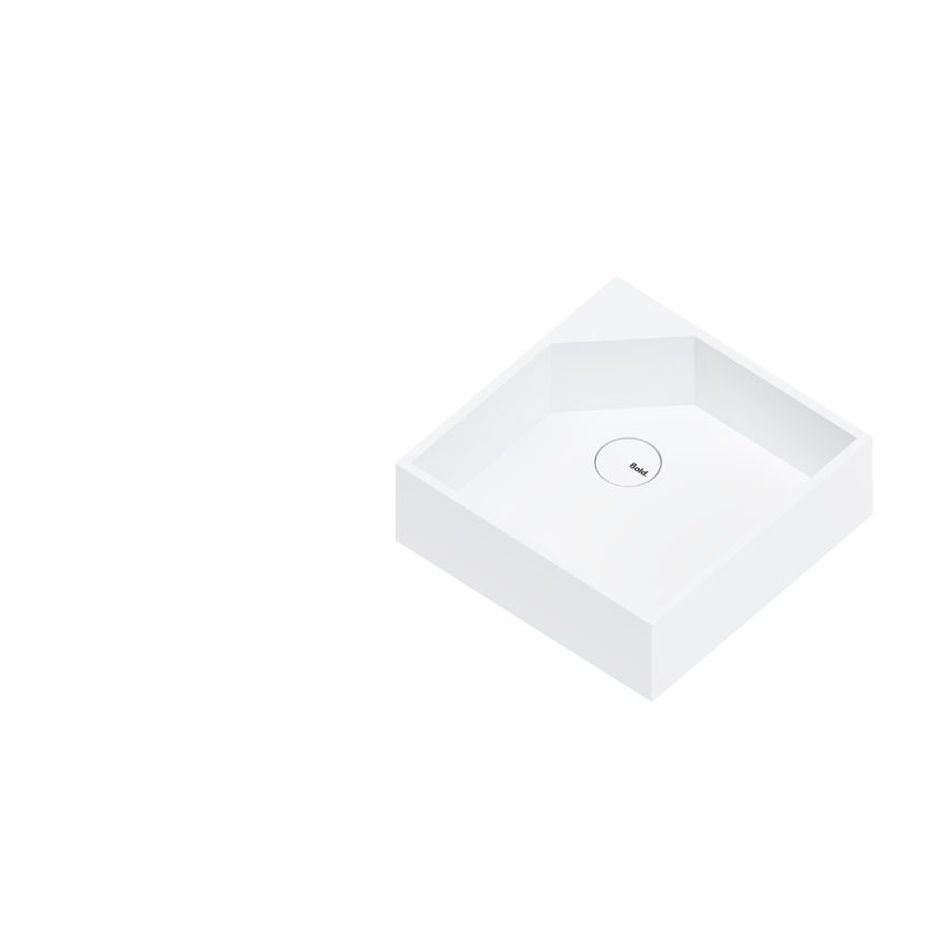 Hap Corner – Bold Solid corner washbasin