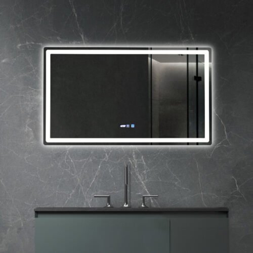 ASTRAL LED bathroom mirror with anti-fog function and three-temperature lighting